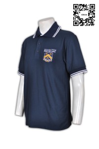 SU168 team embroidery polo shirts polo short tailor made school hk supplier hongkong